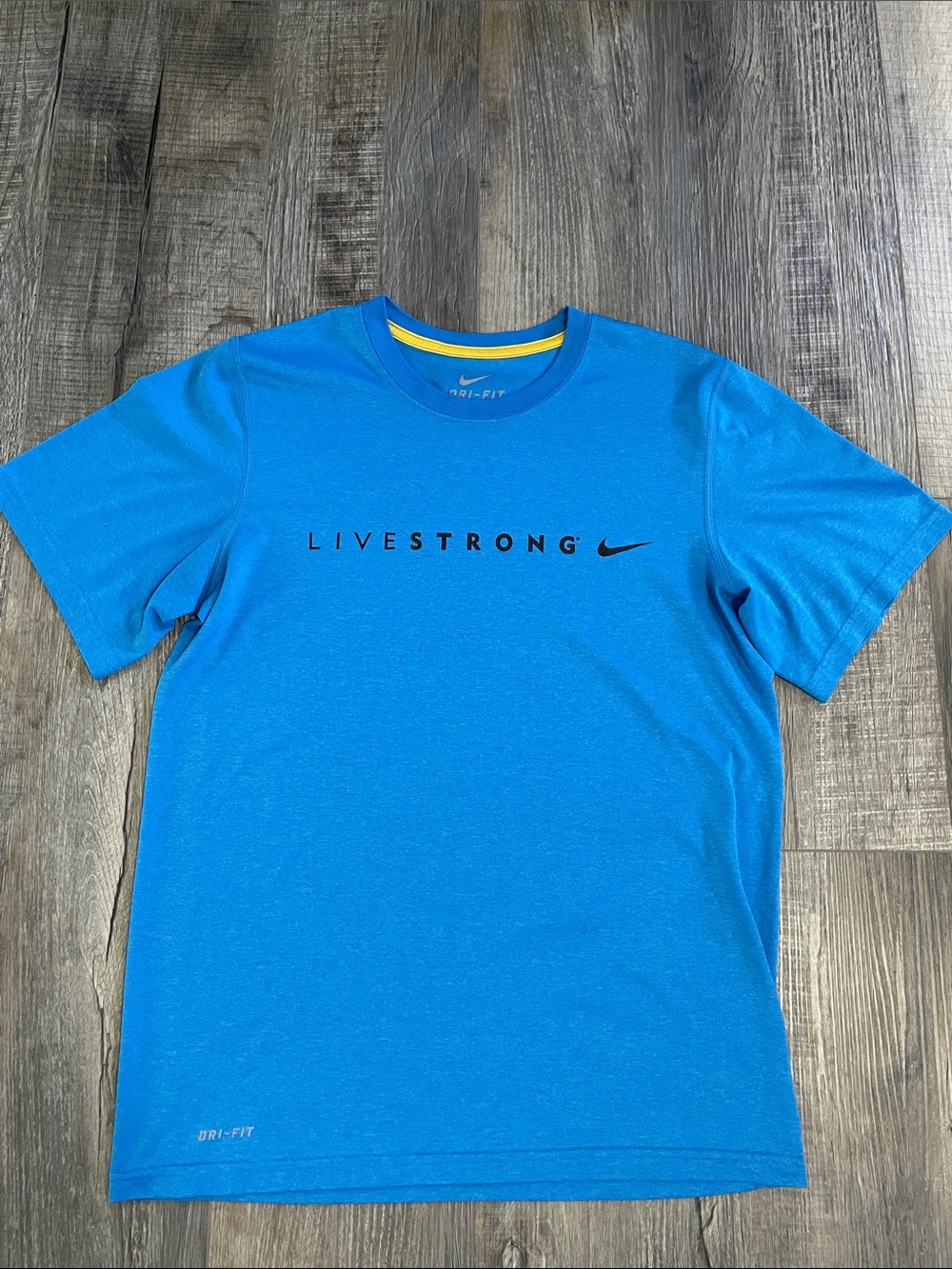 Nike Blue Livestrong Dri-FIT Short Sleeve Tee
